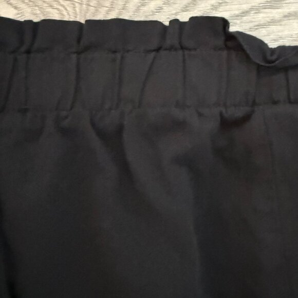 Terra Sky Black Paper Bag Shorts Plus 4X Pull On Belted Pockets Lounge Fashion - Picture 14 of 15